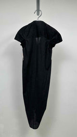 Rick Owens S/S Suede Top Wool-hybrid Center-pleated Dress