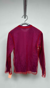 Comme Des Garcons Tulle Layered Cardigan