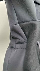 Sacai Oversized Short Wool Melton Jacket Dress