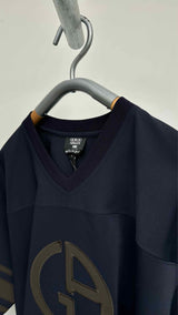Kith X Giorgio Armani Logo-embroidered Jersey Top