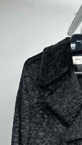 Saint Laurent Faux-fur Double-breast Coat