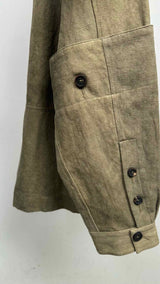 Ziggy Chen Double-sleeve Collarless Shirt