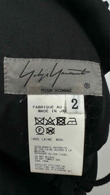 Yohji Yamamoto Pour Homme Side-botton Cropped Easy Pants