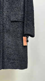 Helmut Lang Archive Melted-wool Boucle Chesterfield Coat