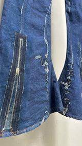 Acne Studios Airbrush Bow High-rise Boot-cut Jeans