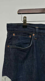 Kapital Kountry Okagilly Skelton Crochet-trim Jeans