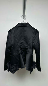 Comme Des Garcons Comme Des Garcons Frill-detailed Blazer