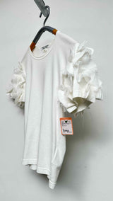 Comme Des Garcons Comme Des Garcons Ruffle-sleeve T-shirt