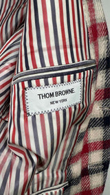 Thom Browne Checker Tweed Blazer Jacket