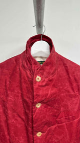 Paul Harnden Crinkled Waxed Blazer Jacket