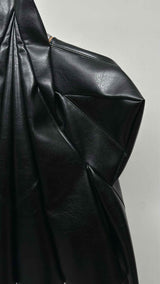 Junya Watanabe Faux-leather Reconstructed Star Biker Jacket