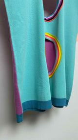 Christopher John Rogers N/S Circuler Hole-punch Knit Top