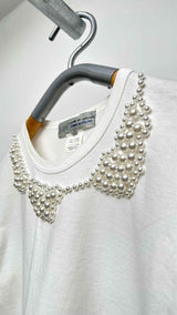 Comme Des Garcons Comme Des Garcons X Jupe BY JACKIE L/S Pearl-neck T-shirt