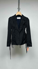 Hussein Chalayan Drawstring Detail Blazer Jacket