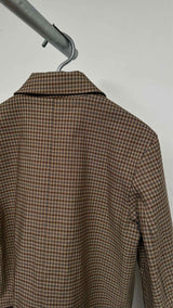 Wales Bonner Homecoming Check Varsity Bomber Jacket