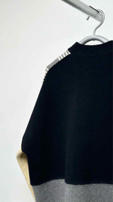 Jil Sander Multicolor Blocked Paneled Sweater