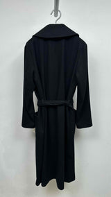 Yohji Yamamoto Pour Homme Shawl-collar Belted Long Coat