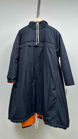 Comme Des Garcons Shirt Back-logo Hooded Anorak Puffer Coat