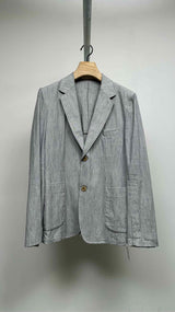 Yohji Yamamoto Pour Homme Stripe Blazer Jacket