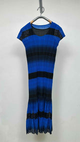 Pleats Please N/S Gradation-pleats Stripe Dress