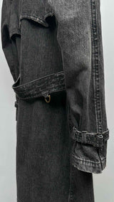 Junya Watanabe MAN X Aquascutum Distressed Denim Trench Coat