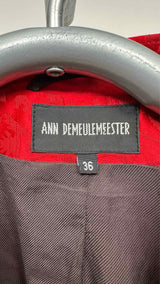 Ann Demeulemeester Botanical Jacquard Blazer Jacket