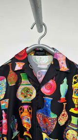 Versace X Andy Dixon S/S Vessels Vacation Satin Shirt