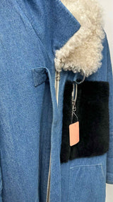 Sandy Liang Fur-lining Citroen Coat