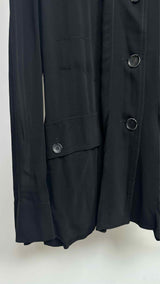 Ann Demeulemeester Stand-collar Sheer Military Blazer Jacket