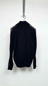 Dior Knit Oblique Jacquared Zip-up Cardigan