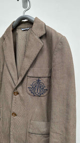 Vivienne Westwood Man Houndstooth Orb-embroidered Blazer Jacket