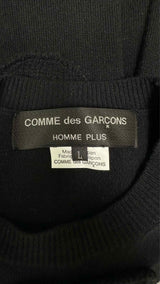 Comme Des Garcons Homme Plus Wavy-paneled Sweater