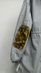 Junya Watanabe MAN Camo-hybrid Gingham-check Parka