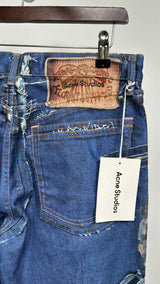 Acne Studios Airbrush Bow High-rise Boot-cut Jeans