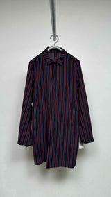 Wooyoungmi Zip-up Stripe Seersucker Coat