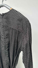 Comme Des Garcons Comme Des Garcons L/S Printed Dress