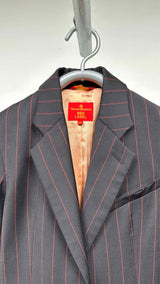 Vivienne Westwood Red Label Pin-stripe Long Blazer Jacket