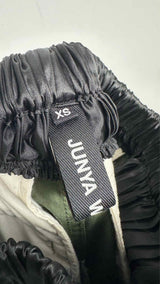 Junya Watanabe Pleated Layered Hybrid Cargo Pants