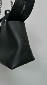 Alexander Wang Rogue Suede+leather Satchel Bag