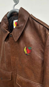Sky High Farm Perennial Logo Leather Jacket