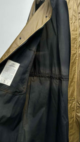 Stone Island Mussola Gommate Longline Hooded Water-resistant Coat