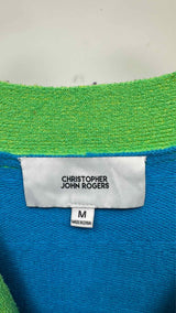 Christopher John Rogers Color-blocking Cardigan