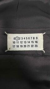 Margiela Razed-shoulder Wool Blazer Jacket