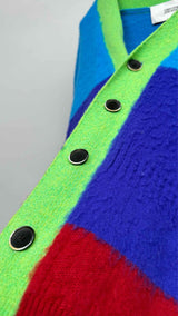 Christopher John Rogers Color-blocking Cardigan