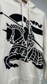 Burberry Embroidered Large Logo Fenchurst Hoodie