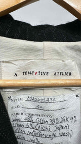 A Tentative Atelier Painter Pin-stripe Blazer Jacket