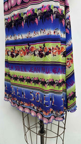 Jean Paul Gaultier Soleil Trapeze Halter Mesh Dress