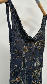 Agent Provocateur N/S Emiko Soiree Hand-embroidered Silk Mini Dress