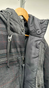 Lanvin Patchwork Hooded Down Coat