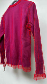 Comme Des Garcons Tulle Layered Cardigan